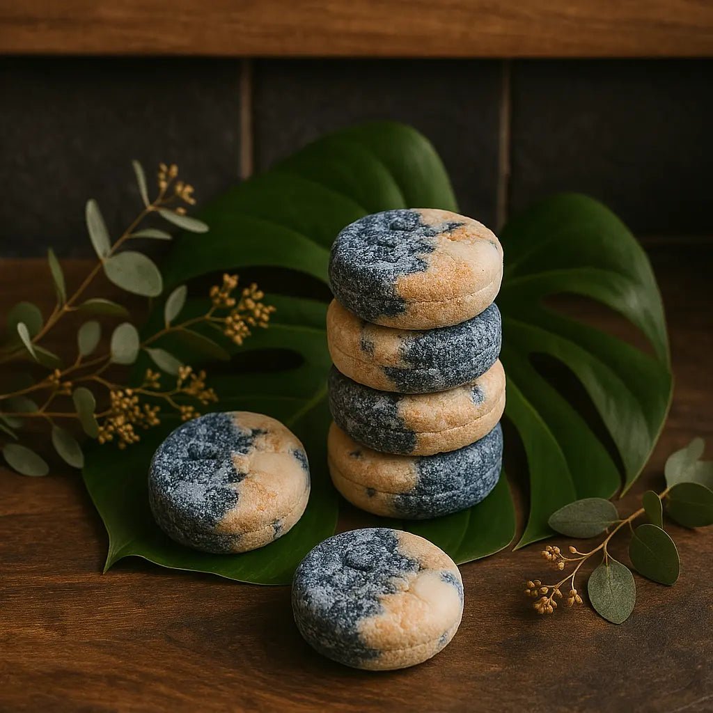 3 in 1 Festes Shampoo Haar & Haut & Conditioner - für normales bis trockenes Haar seifenfrei