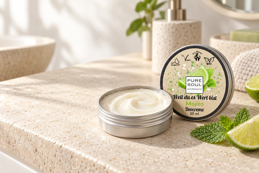 Deodorant ohne Aluminium als natürliche Deocreme von PURE SOUL