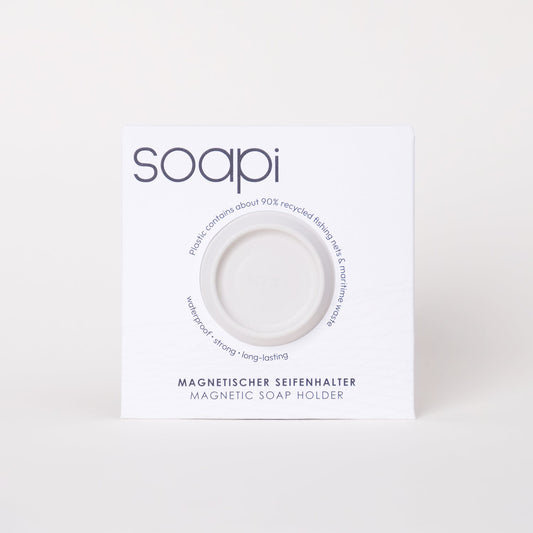 Soapi Cremeweiß - Magnetseifenhalter