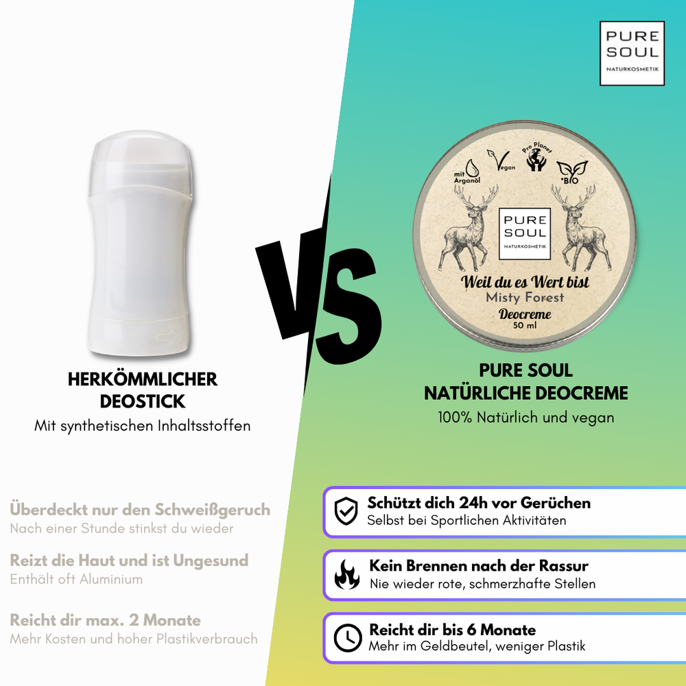 Deo Creme Zirbel und Zeder Duft - Misty Forest mit Natron