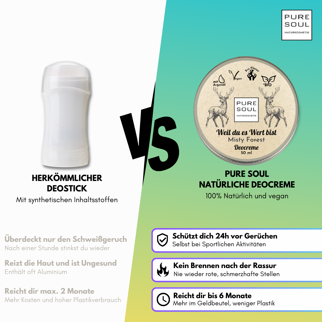 Deo Creme Zirbel und Zeder Duft - Misty Forest mit Natron