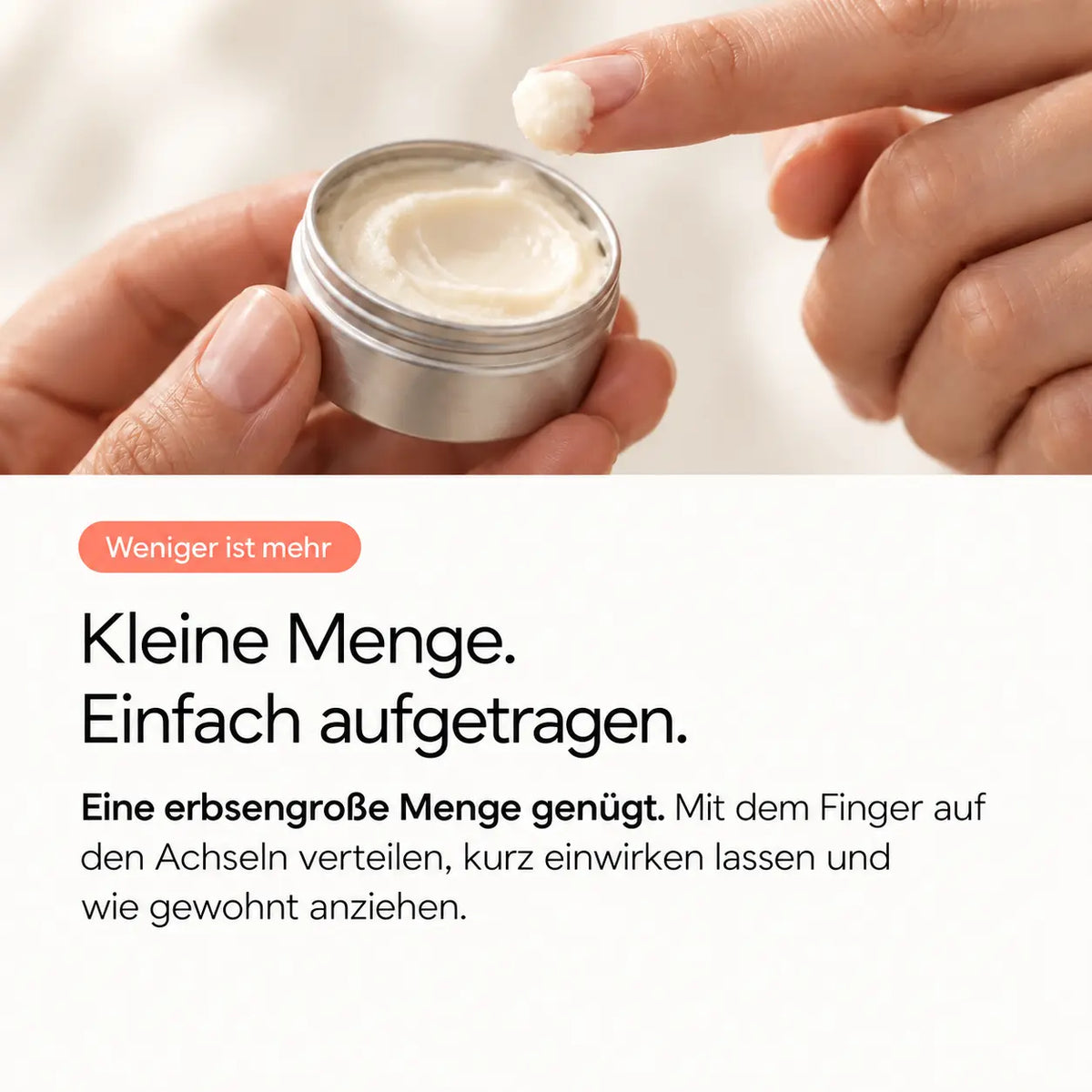 6x15ml Deo Creme Mini Set Frauen Starterpaket bio vegan aluminiumfrei