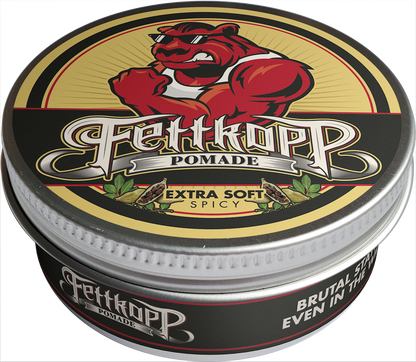 FETTKOPP POMADE Extra Soft SPICY (Kardamom-Bayöl)
