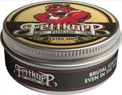FETTKOPP POMADE Extra Soft SPICY (Kardamom-Bayöl)