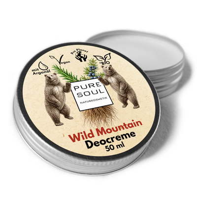 Deo Creme Wild Mountain – 50 ml aluminiumfrei vegan Naturkosmetik