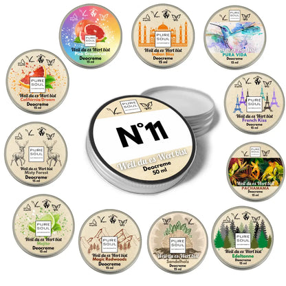 12xDeodorant Cream - Set organic vegan