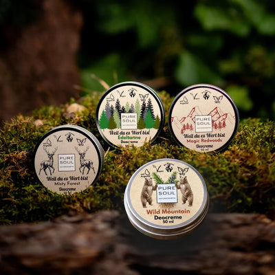 Deodorant Cream Outdoorhelden - Set 3x50ml Natural Cosmetics + 1x No.11 FREE + 2 Minis FREE 