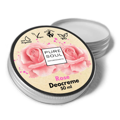 Deo Creme Rose – 50 ml aluminiumfrei vegan Naturkosmetik