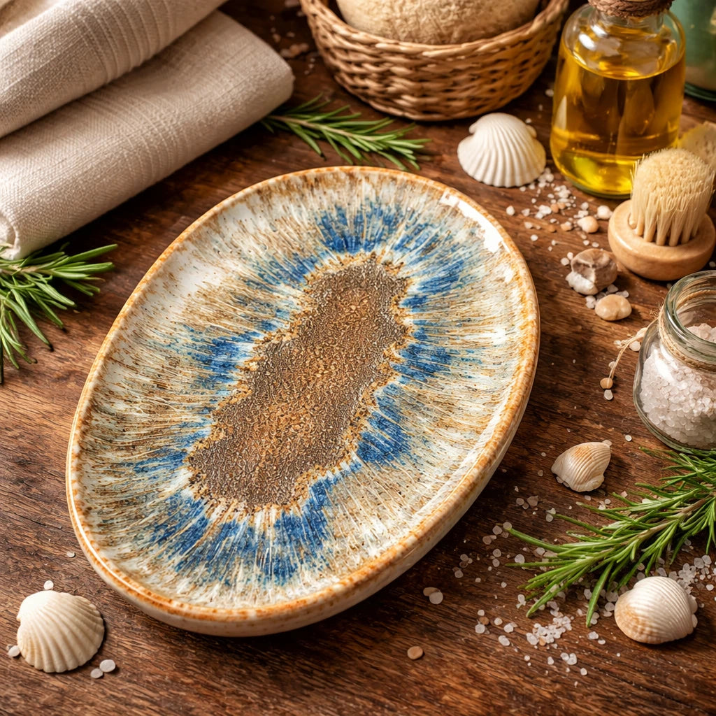 Seifenschale blue mocha