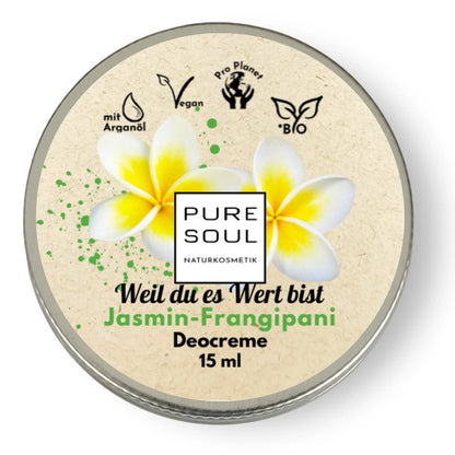 Crema desodorante MINI tamaño viaje 15 ml