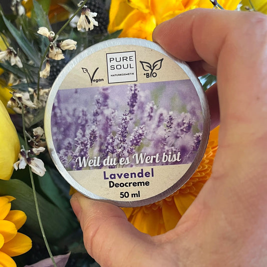 Crema desodorante vegana orgánica - Lavanda Love 50 ml