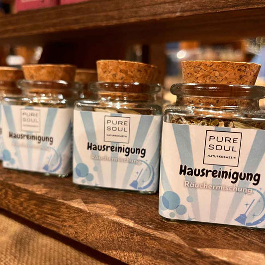 Hausreinigung - Wohnung ausräuchern - Räuchermischung - PURE SOUL Naturkosmetik