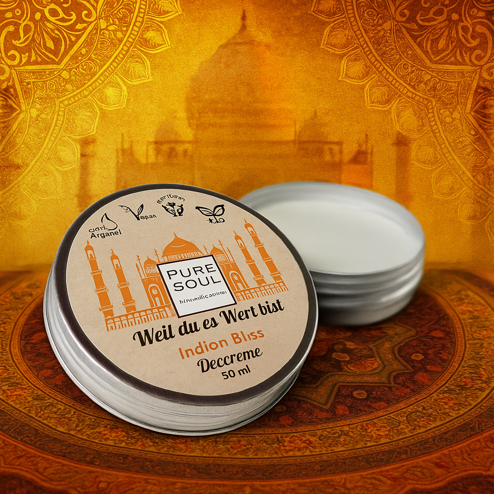 Bio Deo Creme vegan - Patchouli & Orange - Indian Bliss - Natron