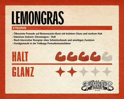 FETTKOPP POMADE strong Lemongrass