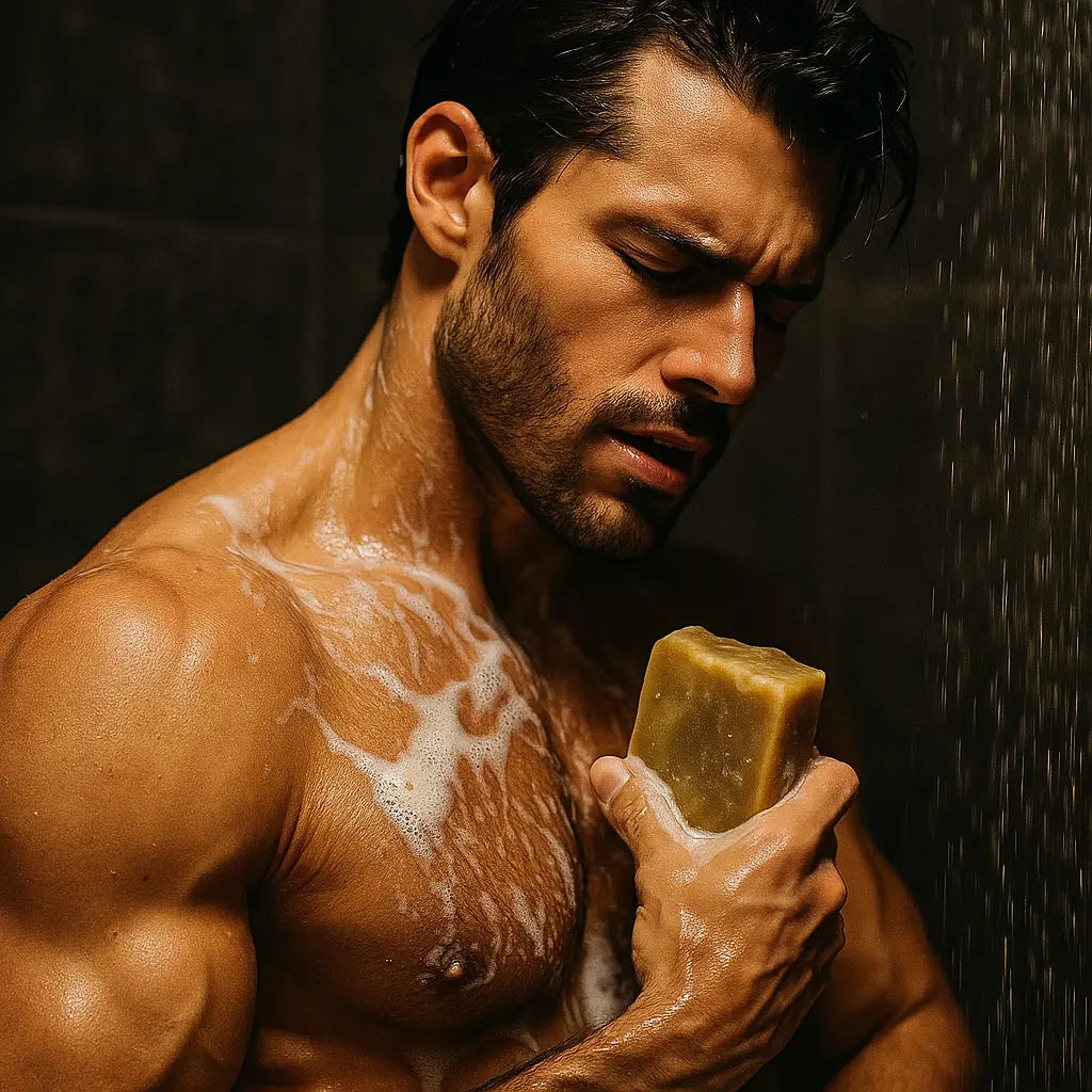 6x100g Natur Seifenset für Männer unwiderstehlicher Duft nach der Dusche