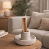 Clay incense plate 17cm