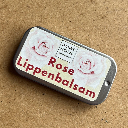 Lippenpflegebalsam Rose natürlich vegan pflegend