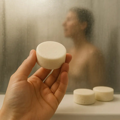 3 in 1 Festes Shampoo Haar & Haut & Conditioner - für normales bis fettiges Haar seifenfrei