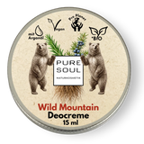 Deo Creme Wild Mountain – 15 ml MINI aluminiumfrei vegan Naturkosmetik Reisegröße