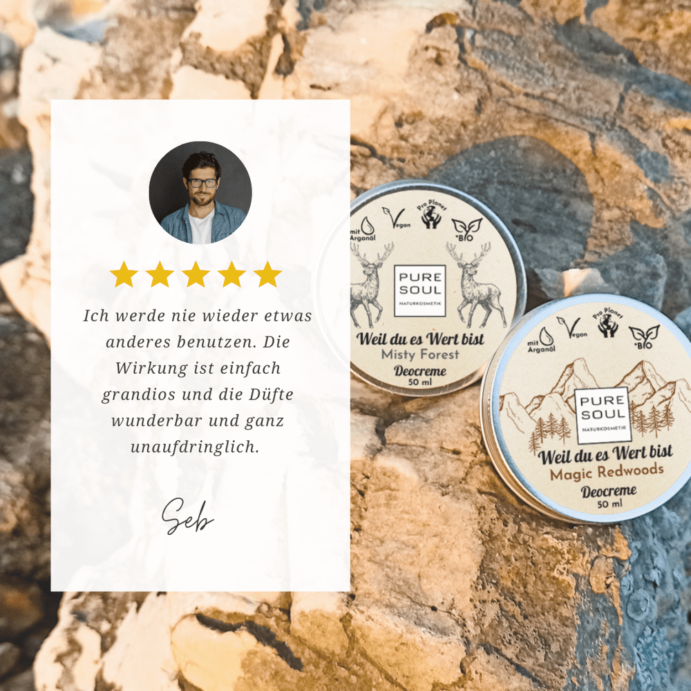 12xDeo Creme - Set bio vegan - PURE SOUL Naturkosmetik