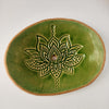 Seifenschale Keramik mit Ablauf Lotus Blume