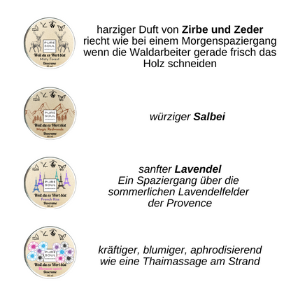12xDeo Creme - Set bio vegan
