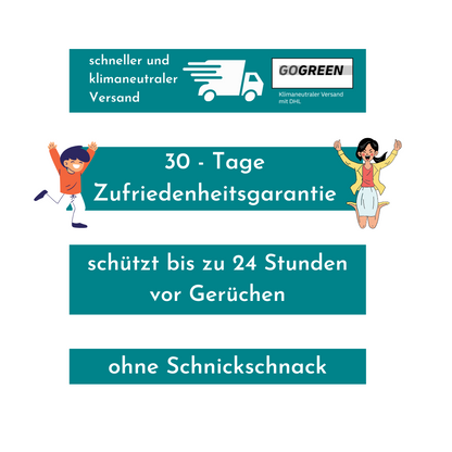 6x15ml Deo Creme für Männer mit Natron Starterpaket Reisegröße