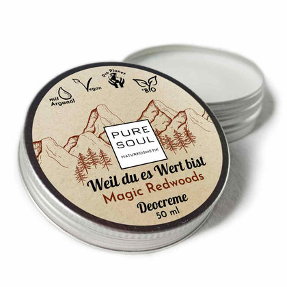 Deo Creme Salbei - natürliches Antitranspirant ohne Aluminium - PURE SOUL Naturkosmetik
