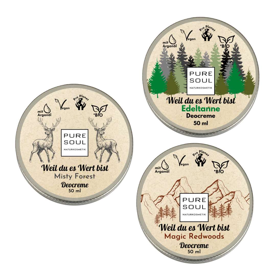 Outdoor Helden - 3x50 ml für den Aufstieg - PURE SOUL Naturkosmetik